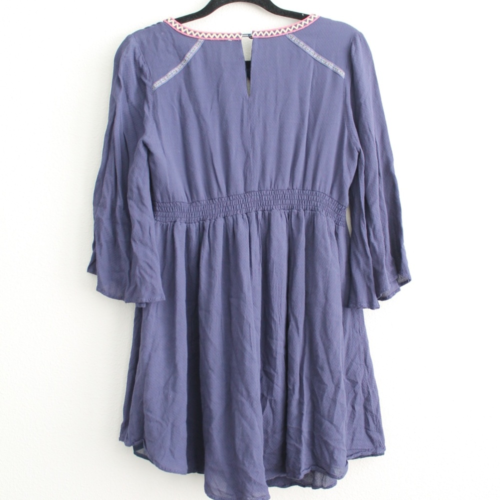 Umgee Bohemian Mini Dress with Embroidery - Picture 4 of 7